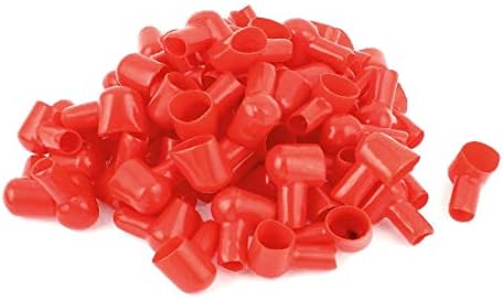 LON0167 חדש סוללה אדומה PVC מסופי בידוד בצורת PVC 65 יח '(Rote PVC - Rohrförmige Isolationsanschlüsse 65 STCK