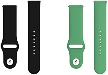 להקת צפייה מהירה מהירה מהירה תואמת לשעון Huawei Fit 2 מהדורה פעילה רצועת שעון סיליקון עם מנעול כפתור, חבילה של 2