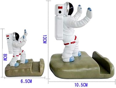 Xunmaiflb נייד 2 יחידות טאבלט מעמד, אסטרונאוט טלפון נייד דוכן מחזיק טלפון מעמד, מעמד כרית יצירתי, מעמד טבליות מצויר ללא החלקה