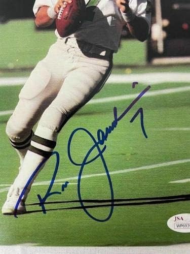 רון ג'ווורסקי חתום על חתימות פילדלפיה נשרים 8x10 JSA WP693932 - תמונות NFL עם חתימה