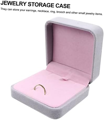 Besportble 2 PCS קופסאות קופסאות תכשיטים שרשראות מחזיק שרשרת נסיעות קופסת תכשיטים בנות קופסאות תכשיטים קופסאות טבעות קופסאות עגילים תכשיטים