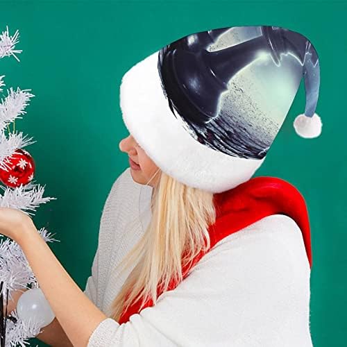 שחמט דיגיטלי דגם חג המולד כובעי סנטה כובע עבור חג המולד חג משפחה מודפס