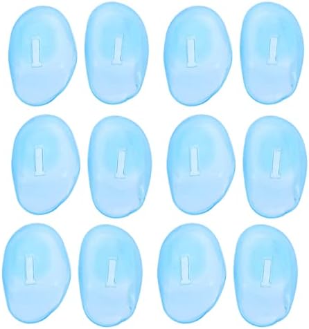 Doitool Blue Hair Dye 72 PCS משמן רך חד פעמי השתמש באוזן שיער כחול וטיפול בצביעה של מספרות לשימוש חוזר לכיסוי סלון כלים לשמיים אוזניים