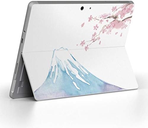 כיסוי מדבקות של Igsticker עבור Microsoft Surface Go/Go 2 עורות מדבקת גוף מגן דק במיוחד 012914 הר פוג'י פריחת דובדבן יפן