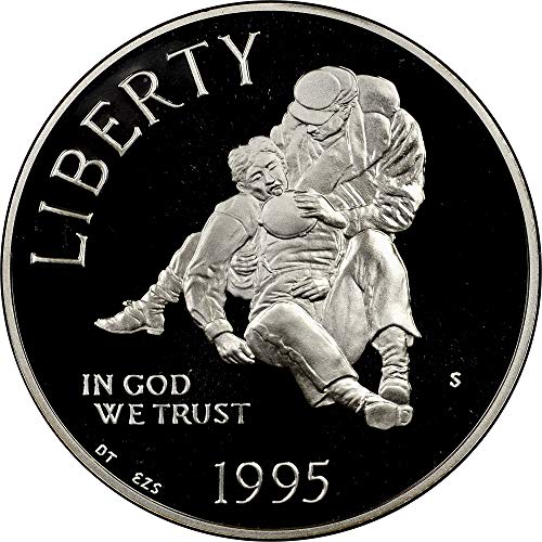 1995 מלחמת אזרחים הוכחה לזכר דולר דולר דולר 1 $ 1 DCAM יפה ארהב מנטה