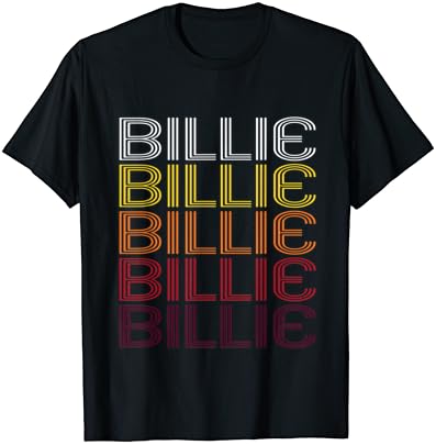 בילי רטרו סימן מילה דפוס-בציר סגנון חולצה