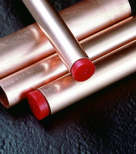 Caplugs 99191093 סוג צינורות נחושת מסוג פלסטיק. K-12S, PE-LD, CAP OD 0.73 מזהה תקע 0.664, אדום