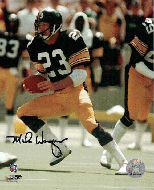 מייק וגנר עם חתימה/חתומה בפיטסבורג סטילרס 8x10 תמונה 15357 - תמונות NFL עם חתימה