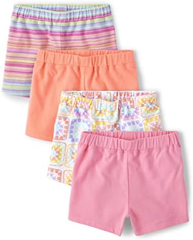 הילדים של מקום פעוט בנות אופנה למשוך על מכנסיים קצרים 4 חבילה