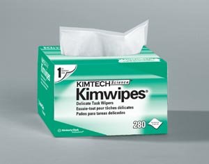 קימברלי-קלארק 34155 Kimtech Science Kimwipes עדין למגב חד פעמי, 8-25/64 אורך x 4-25/64 רוחב, לבן