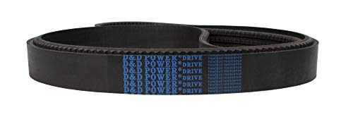 D&D PowerDrive 5/BX51 חגורת V עם רצועה משובצת, גומי