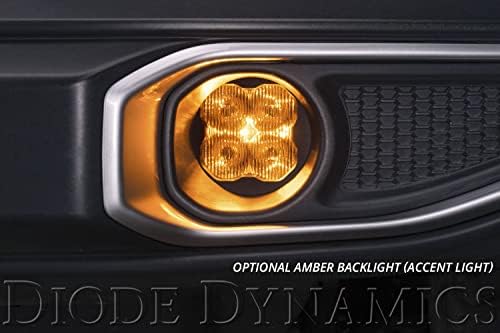 דיוד דינמיקה SS3 ערכת אור ערפל LED תואמת ל- Subaru WRX/STI 2015-2017, SAE White FOG MAX
