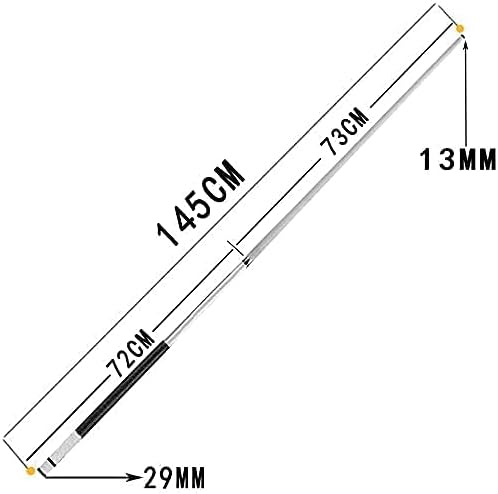 בריכת Haieshop Cue Cue Stick Stick 57 אינץ 'בריכה מקצועית מקל קצה 13 ממ קצה או שימוש בבית לגברים או נשים
