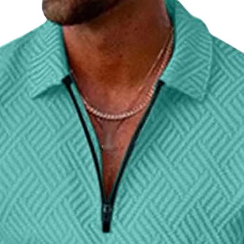Jeke-DG גברים ספורט חולצת פולו בגדים יבש מהיר שרוול ארוך חולצות גולף טקטי חולצות