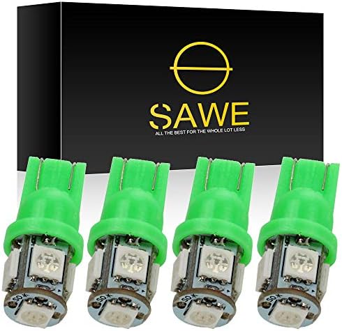 SAWE - T10 Wedge 5 -SMD 5050 נורות LED W5W 2825 158 192 168 194