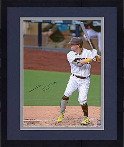 ממוסגר ג'ייק קרוננוורת 'סן דייגו פדרס חתימה על תצלום 16 x 20 מכה - תמונות MLB עם חתימה