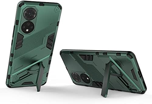 מארז Dwaybox לכבוד 50 5G 6.57 אינץ '2021 שוחרר, 2in1 TPU+PC שכבה כפולה משולבת אטום זעזוע טלפון מגן דק במיוחד כיסוי לאחור לכבוד 50 עם קיקסטנד