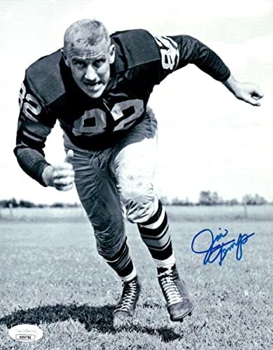ג'ים טמפ 'חתום חתימה 8x10 צילום Green Bay Packers JSA AB54788 - תמונות NFL עם חתימה