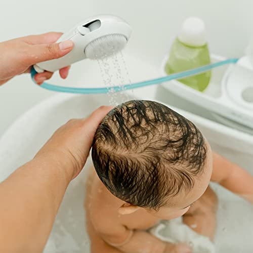 השנים הראשונות מקלחת גשם אמבטיה לתינוק - ספא לתינוקות ליילוד לפעוט-כולל אמבטיה ומנשא להמרה עם תרסיס מרגיע-יסודות אמבטיה לתינוק
