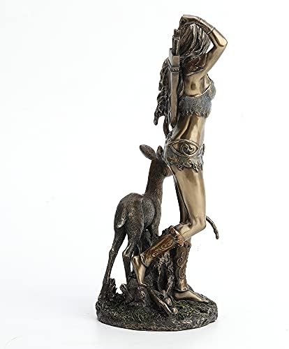 עיצוב ורונזי ארטמיס אלת יוונית של פסל האנט