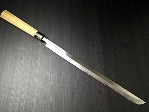 סכין השף היפני אריצוגו מגורו פלדה לבנה 666 ממ 26.22