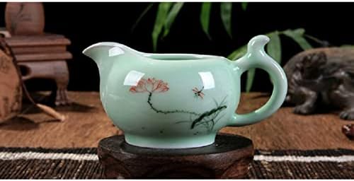 סלאדון חם סידון בעבודת יד ערכת תה חרסינה לוטוס נושא חרסינה סיר תה מכוסה כוס תה גונגדיאו מסין
