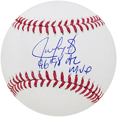 חואן גונזלס חתם על רולינגס בייסבול רשמי MLB w/96,98 אל MVP - כדורי בייסבול עם חתימה