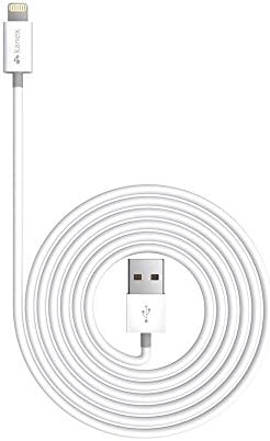 ברק מוסמך של Kanex Apple לכבל USB עם מחבר Surefit 4 מטר לבן