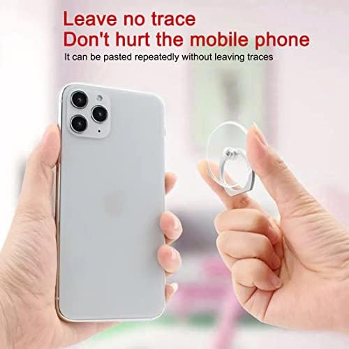 אוסופטר למחזיק טבעת טלפון ברור של טבעת אצבעות אוניברסלית עם אייפון, סמסונג, LG, מוטו ועוד