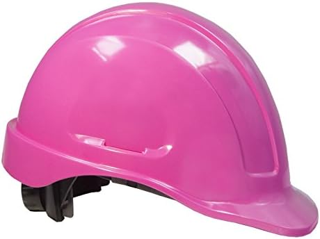 Jorestech בטיחות כובע קשה פינק HDPE קסדה בסגנון כובע עם מתלה מחגר מתכוונן עם 4 נקודות לעבודה, בית והגנה על הלבשה ראשית ANSI Z89.1-14 תואמת