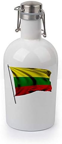 ExpressItbest 64oz Growler - דגל ליטא - אפשרויות רבות
