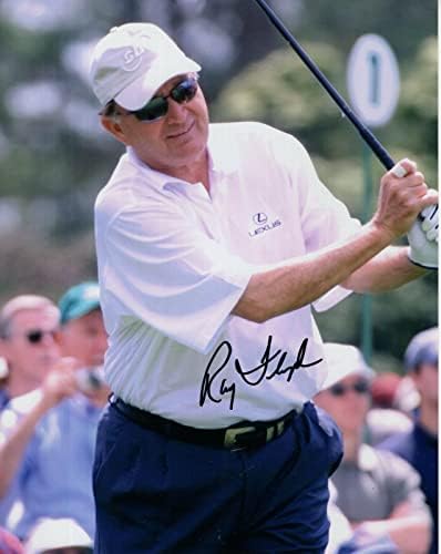 ריי פלויד יד חתומה 8x10 צילום צבע+אלוף מאסטרס גולף COA - תמונות גולף עם חתימה