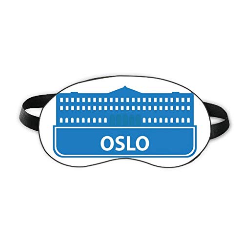 אוסלו נורווגיה דפוס ציון דרך ישנה מגן עיניים רך