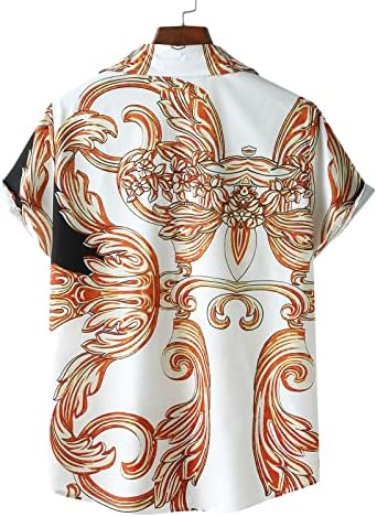 XXBR 2022 חולצות גברים חדשות, מעצב קיץ כפתור שרוול קצר למטה מטה-דיו-דיו גרפי מודפס חולצות הוואי דש עליון אדום שרוול קצר עליון חולצה שרוול