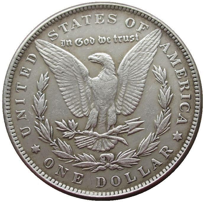 מטבע סילבר דולרי סילבר ארהב מורגן דולר עותק זר מטבע זיכרון 105