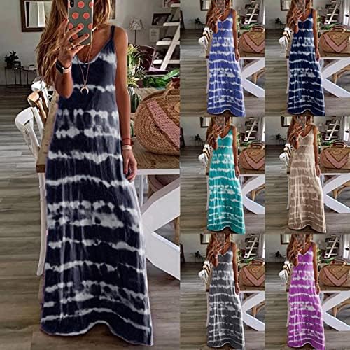 שמלות פלוורס לנשים עניבת קיץ צבע שמלת חוף מזדמנת של המסיבה האתנית