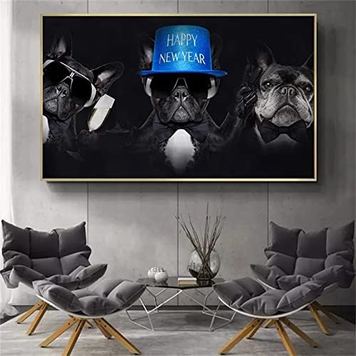 ציור יהלומים בגודל 5 ד 'גדול שלושה כלבים שחורים ערכת רקמת יהלומים ערכת תפר צלב ציור יהלומים מלאכותיים ערכת תפר צלב קיר בית אולם כניסה