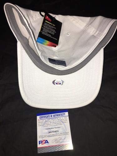 ג'ורדן ספייט חתום רשמי תחת כובע שריון גביע ריידר ארהב PSA/DNA 4 - כובעי גולף עם חתימה ומגנים
