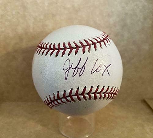 Jeff Cox Expos/Pirates/White Sox חתום על חתימה M.L. בייסבול w/coa - כדורי בייסד חתימה