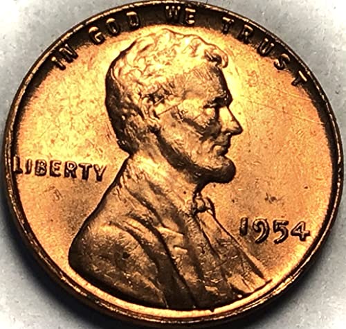 1954 P Lincoln Cent Cent Cent Red Pennery State Mint State