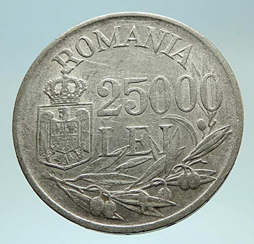 1946 IT 1946 רומניה המלך מיכאל I מגן עתיק עתיק