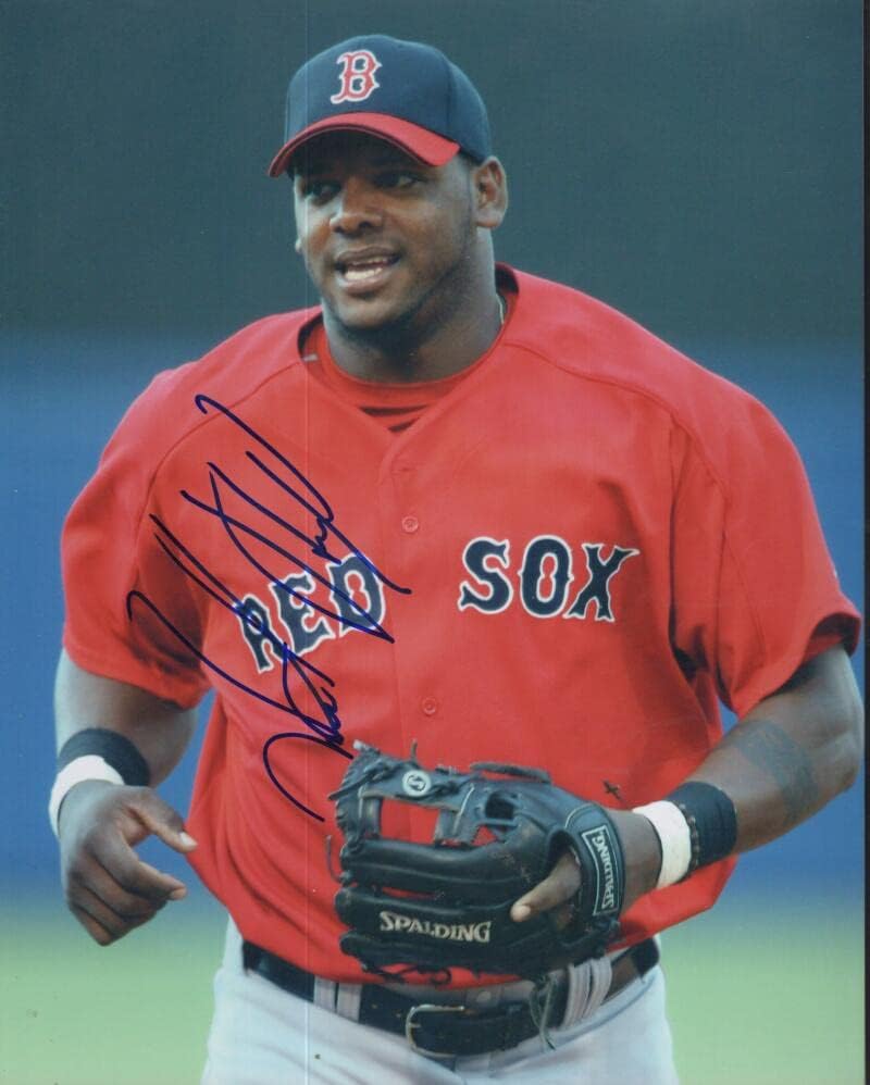 Wily Mo Pena Boston Red Sox חתום חתימה 8x10 צילום w/coa