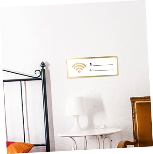 Besportble 3pcs wifi סיסמא מדבקת קיר מדבקת WiFi לוח WiFi סיסמא שלט לאירוח WiFi Wifi אלחוטי
