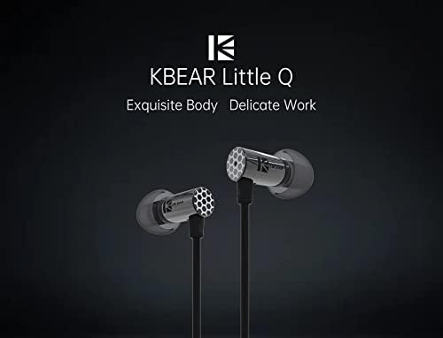 Keephifi שינה אוזניות אוזניות kbear q קטן באוזניות האוזניים, סטריאו מחווט באוזניות אוזניים עם DD מורכב 6 ממ, רזולוציה חזקה מבודדת אוזניות