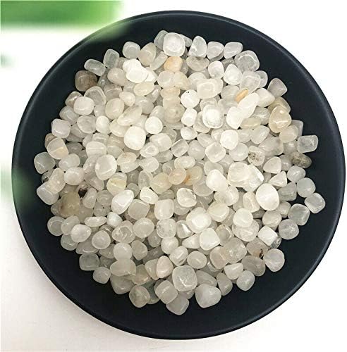 Binnanfang AC216 50G 5-8 ממ טבעי לבן גביש גביש חצץ אבני חצץ דגימה לקישוט ריפוי אבנים טבעיות ומינרלים ריפוי קריסטלים