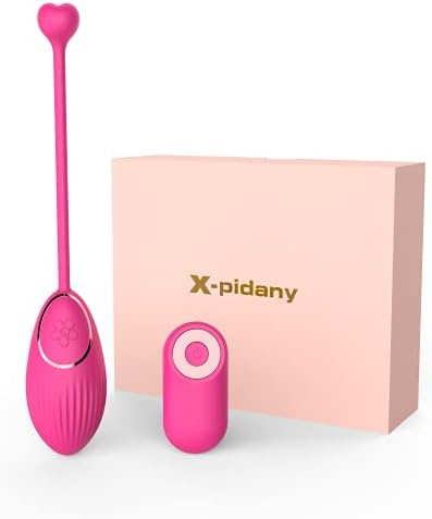 כדורי Kegel של X-Pidary מוצר תרגיל לנשים בקרת שלפוחית ​​השתן בשליטה על רצפת האגן, 10 מצבי עיסוי למתחילים ומתקדמים, סיליקון אטום למים,