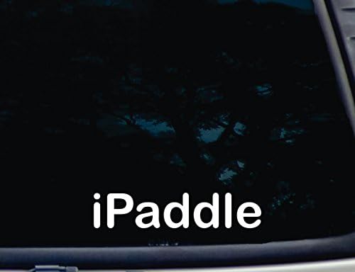 ipaddle - 8 x 1 5/8 Die Cut Cut מדבקות ויניל לחלונות, מכוניות, משאיות, ארגזי כלים, מחשבים ניידים, MacBook - כמעט כל משטח קשה וחלק