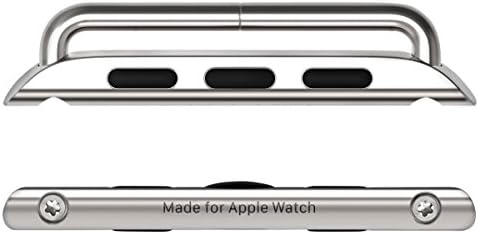 להקת Apple Watch של Ullu לסדרה 1, 2, 3 ו -4 בעור פרימיום - מנדרינה - UAWS38SSPL13