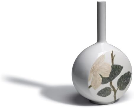 Lladro Canvas אגרטל פרח פרח - בתוספת החלפת שבירה מקרית של שנה