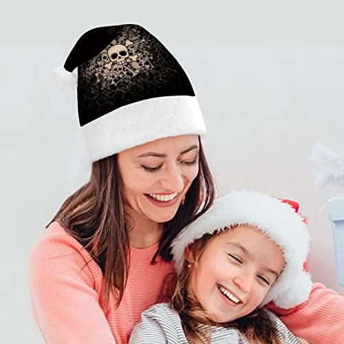 גולגלות ועצמות חג המולד כובע סנטה כובע מצחיק חג המולד כובעי חג מסיבת כובעי עבור נשים / גברים
